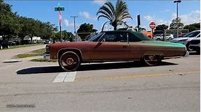 How Many Colors Are In This Paint!? "Watermelon" 75' Caprice Convertible Donk Rose Gold 26" Spokes