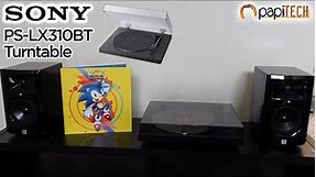 Sony PS-LX310BT Turntable Unboxing Setup Demo