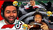 REACTING TO FUNNY F1 TIKTOKS FROM THIS YEAR!