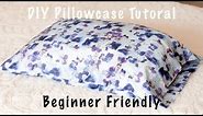 How to Sew a Satin Pillowcase| French Seam Pillowcase | No Pattern Required