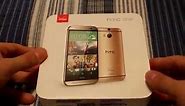 HTC One M8 Unboxing (Gold)