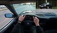 1982 BMW 5 Series [E28 518 90 Hp] | Pov Test Drive #povtestdrive