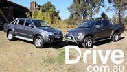 Mitsubishi Triton v Toyota HiLux Comparison Review | Drive.com.au