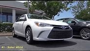 2017 Toyota Camry - All 10 Color Choices