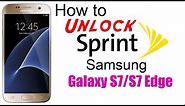How to Unlock Sprint Samsung Galaxy S7 & S7 Edge - Use in USA and Worldwide