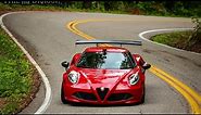 Alfa Romeo 4C on Tail Of The Dragon 4K