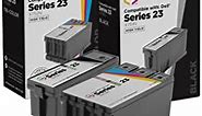 LD Compatible Printer Ink Cartridge Replacement for Dell V515w Series 23 High Yield (1 Black, 1 Color, 2-Pack)