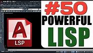 "50 Powerful AutoCAD Productive Lisp Programs : Best CAD Tutorials"