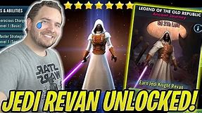 Jedi Revan Unlocked! | Legend of the Old Republic - Ancient Journey Event | Galaxy of Heroes