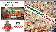CHRISTMAS CRACK - CHEX MIX RECIPE - YOU CAN'T STOP EATING -SUPER EASY AND FAST TO MAKE