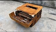 Full restoration and restore of document printer BROTHER 2130 35 years of operation | Reuse printer