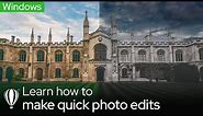 Learn How to Make Quick Photo Edits with the Adjustments Docker in Corel PHOTO-PAINT | Windows