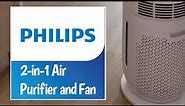 Phillips Air Purifier￼ 7000 review & unboxing plus walk through. 2-in-1 Air Purifier and Fan