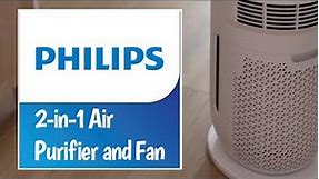 Phillips Air Purifier￼ 7000 review & unboxing plus walk through. 2-in-1 Air Purifier and Fan