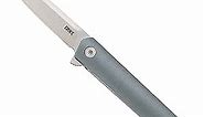 CRKT CEO Compact EDC Folding Pocket Knife: Gentleman's Knife, Everyday Carry, Liner Lock, Glass Reinforced Nylon Handle, Deep Carry Pocket Clip 7095