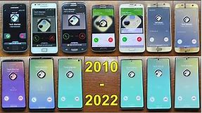 Samsung Galaxy S1–S22 Incoming Call Evolution. 2010–2022