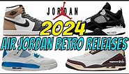 Every Nike Air Jordan Retro Release For 2024