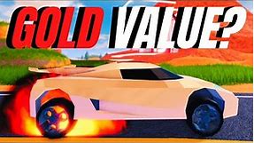 How Much Is the GOLD COLOR Worth in Roblox Jailbreak Trading?