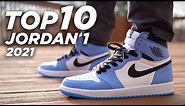 Top 10 AIR JORDAN 1 Sneaker Releases of 2021