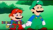 Super Mario World | A LITTLE LEARNING | Super Mario Brothers | Cartoons For Kids