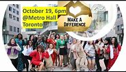 Oct 19, 6pm @Metro Hall Toronto - How to build Impactful, Sustainable Business