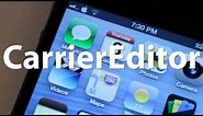CarrierEditor - Change Carrier Logo for iPhone - No Jailbreak Required