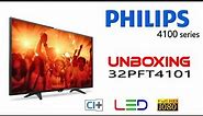 unboxing LED TV Philips 32PFT4101 affordable Full HD