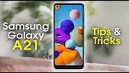 Samsung Galaxy A21 Tips and Tricks H2techvideos