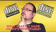 What Makes CDRWs Rewritable? : How are CDRs and CDRWs Different? : How A Recordable CD Works