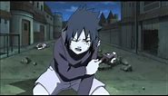 Itachi Crying as Sasuke's Kunai hits Itachi's Headband