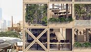 pixel façade, a flexible biophilic façade system for the next generation of offices