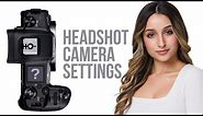 Best Camera Settings for Basic Studio Headshots