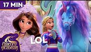 THE FUNNIEST MOMENTS 🤪 from Unicorn Academy Season 1! | Funny Cartoons for Kids