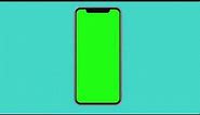 Green screen phone template
