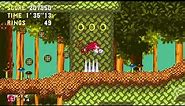 Sonic 3 A.I.R. - Knuckles gliding in Mushroom Hill