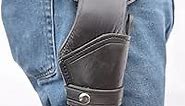 LEATHERTOWN USA® Gun Holster & Belt Cowboy Western Style Rig .44/.45 Cal Single Drop Holster Standard Short Barrel