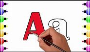 Alphabet ABC Coloring Pages | Draw ABC Coloring Pages for Kids | Alphabets Coloring and Drawing