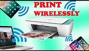 how to print wirelessly from iphone/ipad/ipod on hp deskjet 2655 series