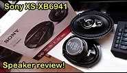 Sony XS XB6941 4-Way Extra Bass Coaxial speakers for cars review and sound test