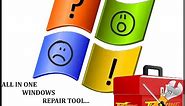 how to use tweaking.com all in one windows repair tool