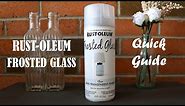 Rustoleum Frosted Glass: A Quick Guide