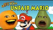 Annoying Orange and Pear Play - Unfair Mario (RAGEQUIT)