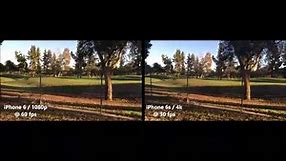 iPhone 6s 4k vs iPhone 6 1080p HD 60 FPS | Comparsion