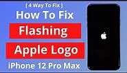 How To Fix Flashing Apple Logo On iPhone | iPhone 12 Apple Logo Flashing