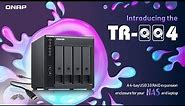 Introducing the TR-004: A 4-bay USB 3.0 RAID expansion enclosure for your NAS and laptop