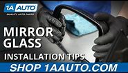 How to Properly Install Side View Mirror Glass