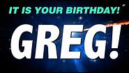 HAPPY BIRTHDAY GREG! This is your gift.