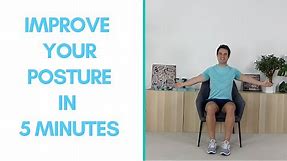 Simple Posture Exercises For Seniors (Fitter in 5 - 5-Mins) | More Life Health