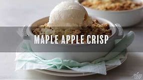 Paleo Maple Apple Crisp