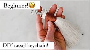 DIY Tassel Keychain | EASY | BEGINNER